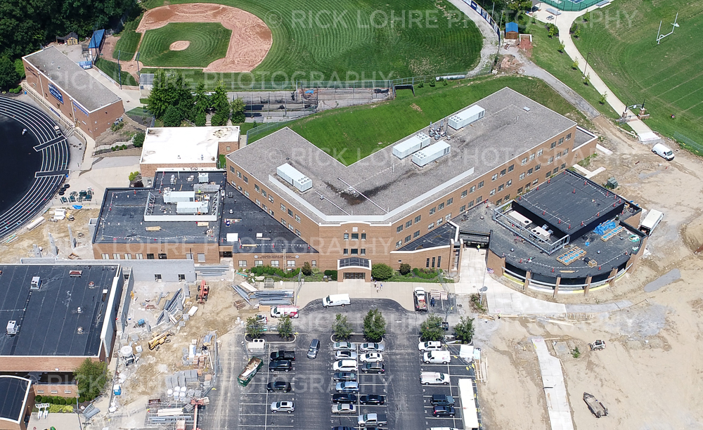  Covington Catholic High School construction aerial photo - Oblique Aerial Photograph 